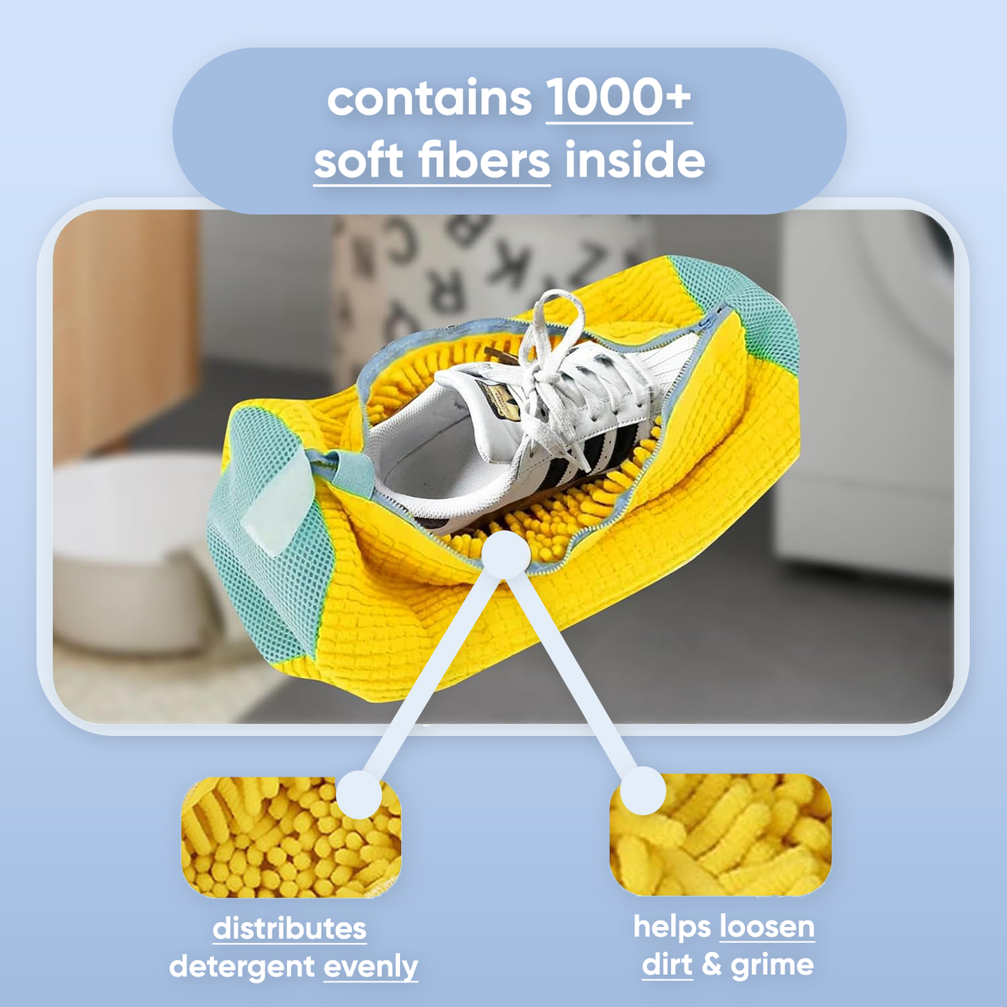 CleanEase Laundry Shoe Bag