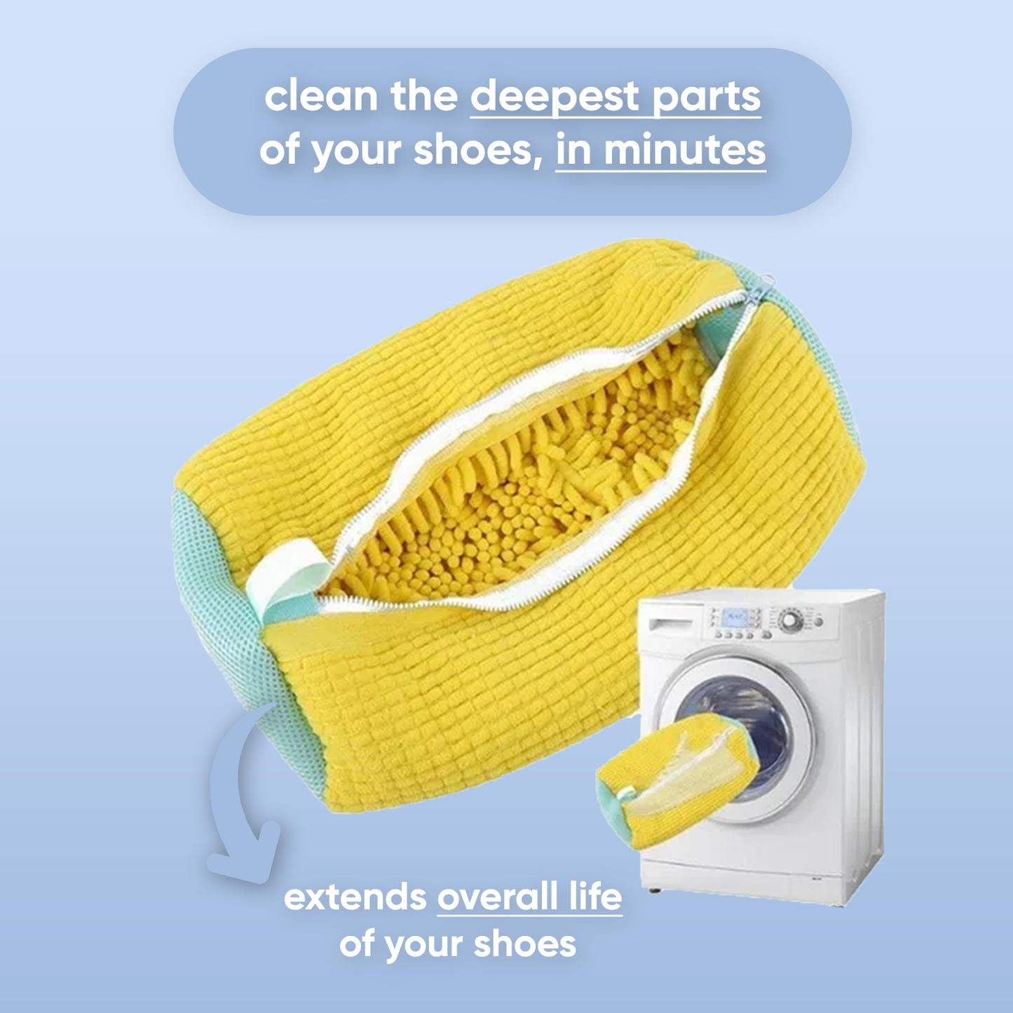CleanEase Laundry Shoe Bag