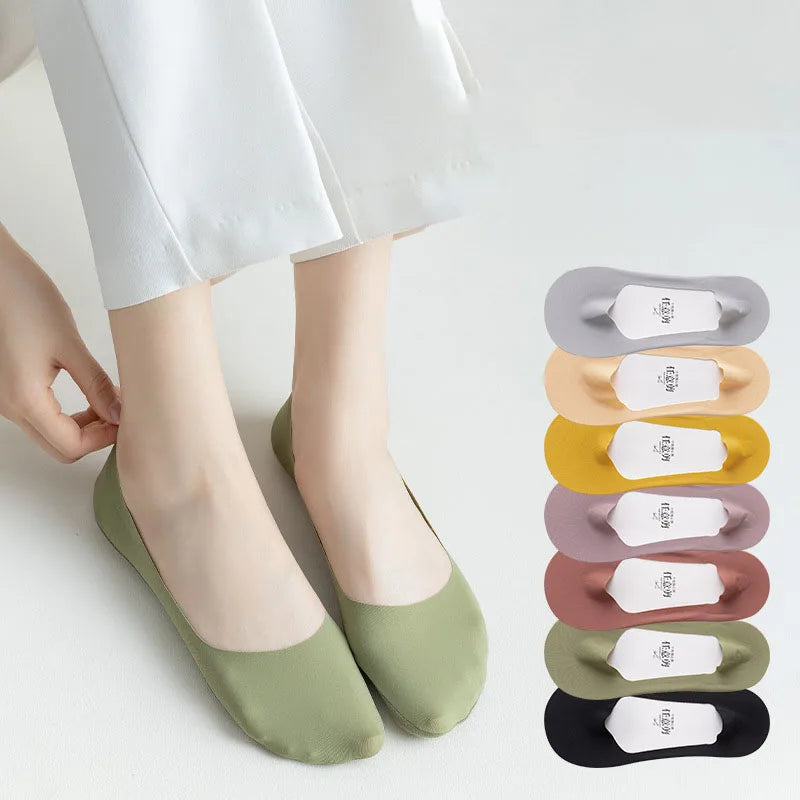 No Show Ice Silk Socks